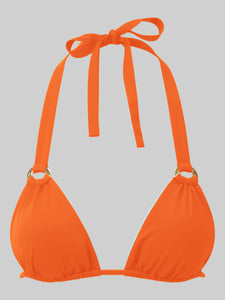 The Tamarama Triangle Bikini Top - Burnt Orange
