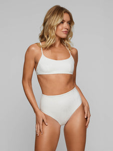 Aurora Balconette Bikini Top - White Rock