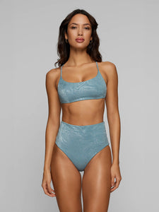 Mattina Bikini Bottom - Teal Cloud