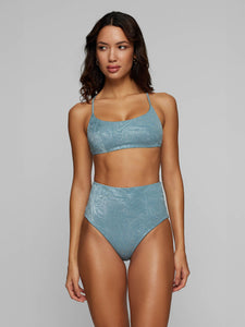 Aurora Balconette Bikini Top - Teal Cloud