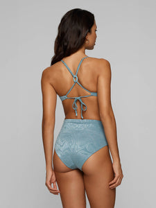 Mattina Bikini Bottom - Teal Cloud