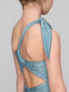 Baby Baiah Martinique One Piece - Teal Cloud