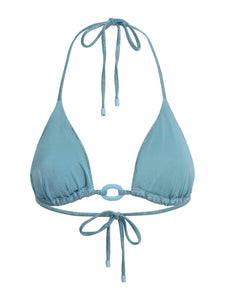 Halo Bikini Top - Teal Cloud