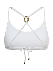 Aurora Balconette Bikini Top - White Rock