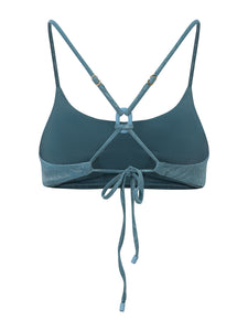 Aurora Balconette Bikini Top - Teal Cloud